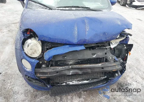 2012 Fiat 500 Sport z USA, uszkodzony, nr VIN 3C3CFFBR7CT127527